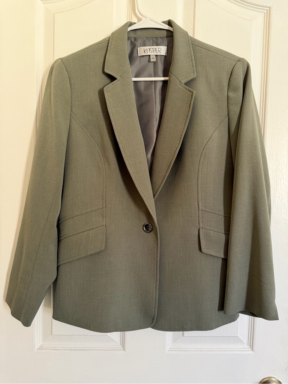 Kasper Olive Green Tailored Women's Blazer